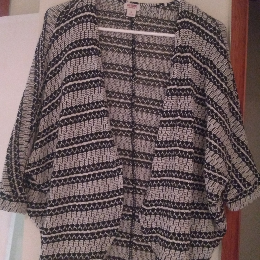 Mossium Supply shortsleeve cardigan